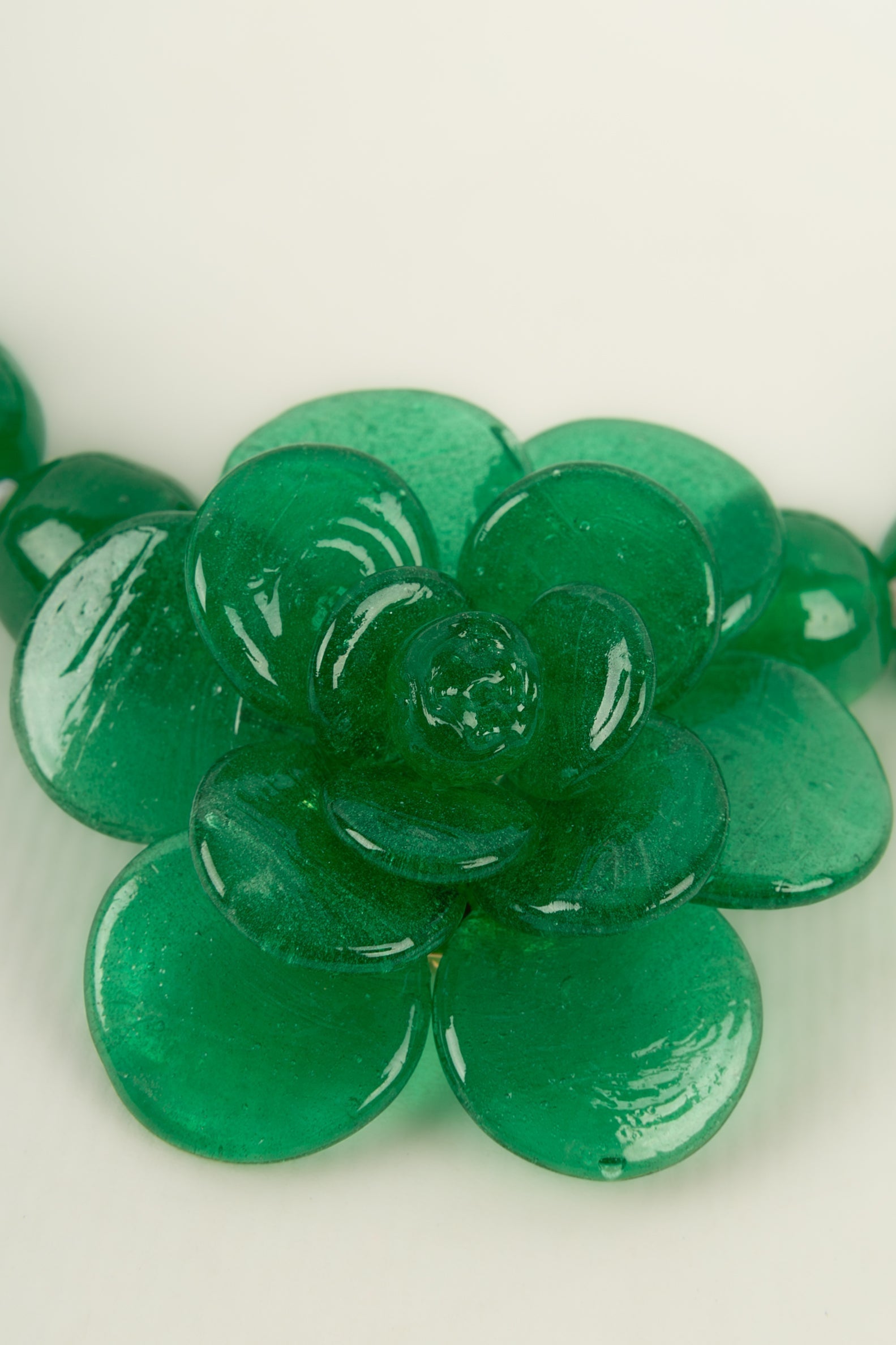 Collier camÃƒÆ’Ã‚Â©lia vert Augustine