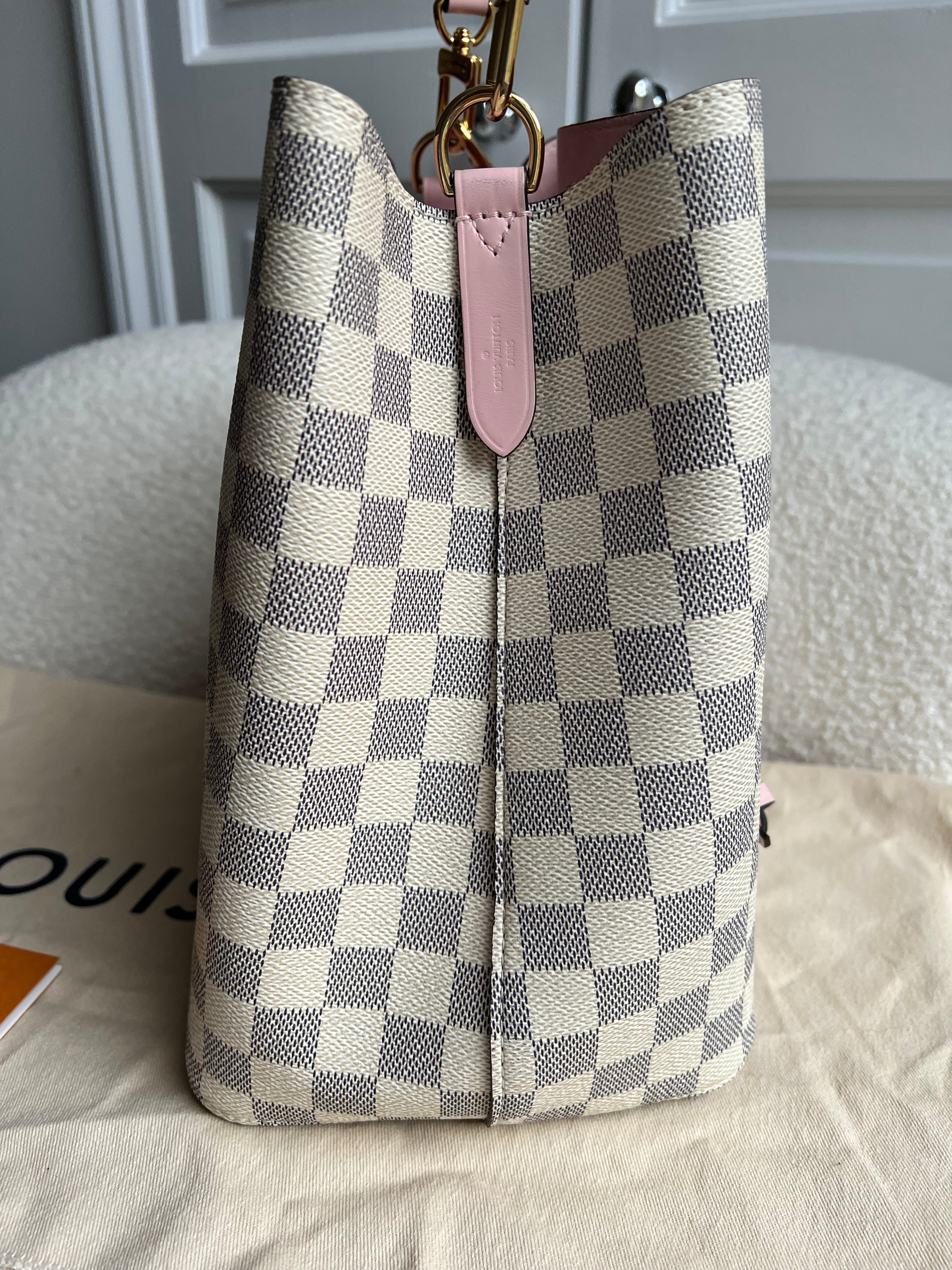 Louis Vuitton Neo Noe Damier Azur Rose Poudre (RRP £1,610)