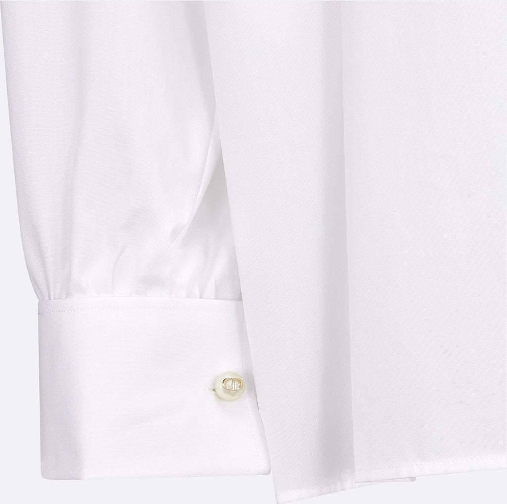 BLOUSE White Cotton Poplin