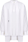 BLOUSE White Cotton Poplin