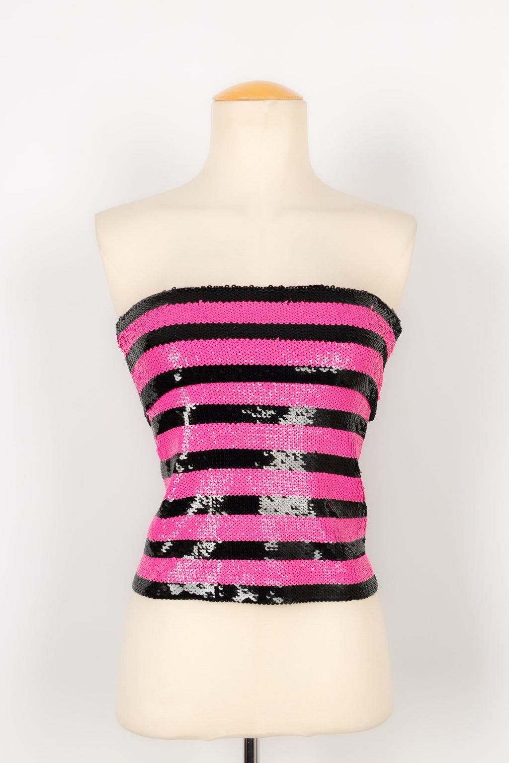 Haut bustier ÃƒÆ’Ã‚Â  paillettes Yves Saint Laurent