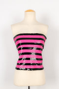 Haut bustier ÃƒÆ’Ã‚Â  paillettes Yves Saint Laurent