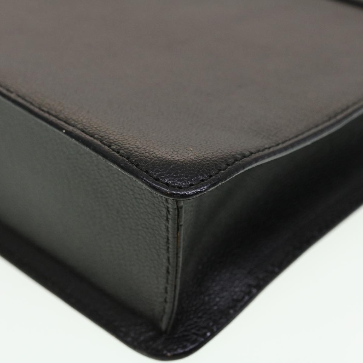GUCCI Shoulder Bag Leather Black 41263