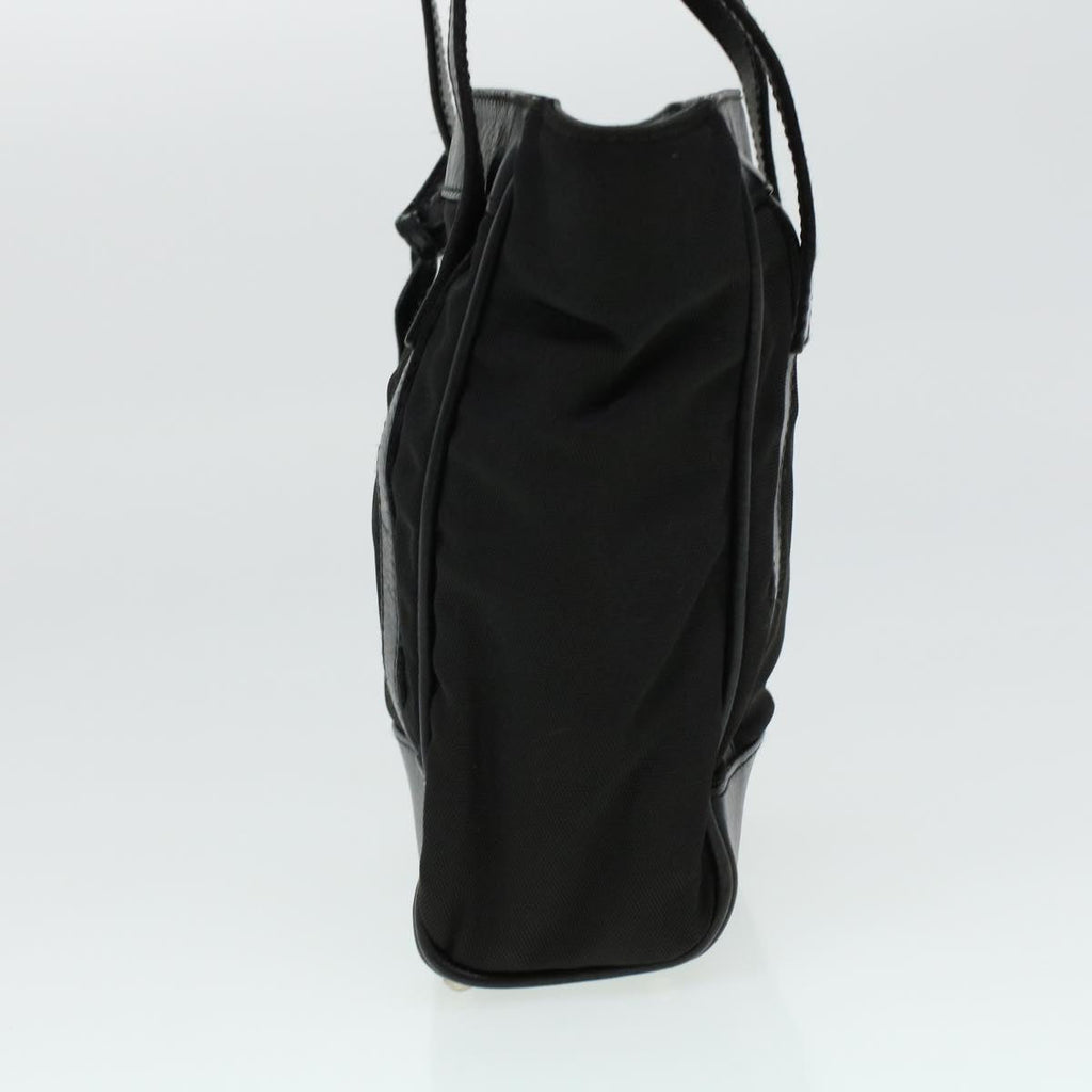 GUCCI Hand Bag Nylon Leather Black 000.2854.0500.5 41267