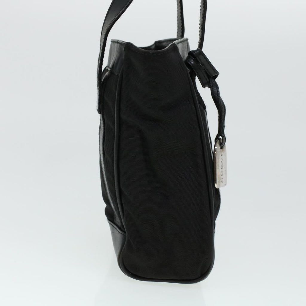 GUCCI Hand Bag Nylon Leather Black 000.2854.0500.5 41267