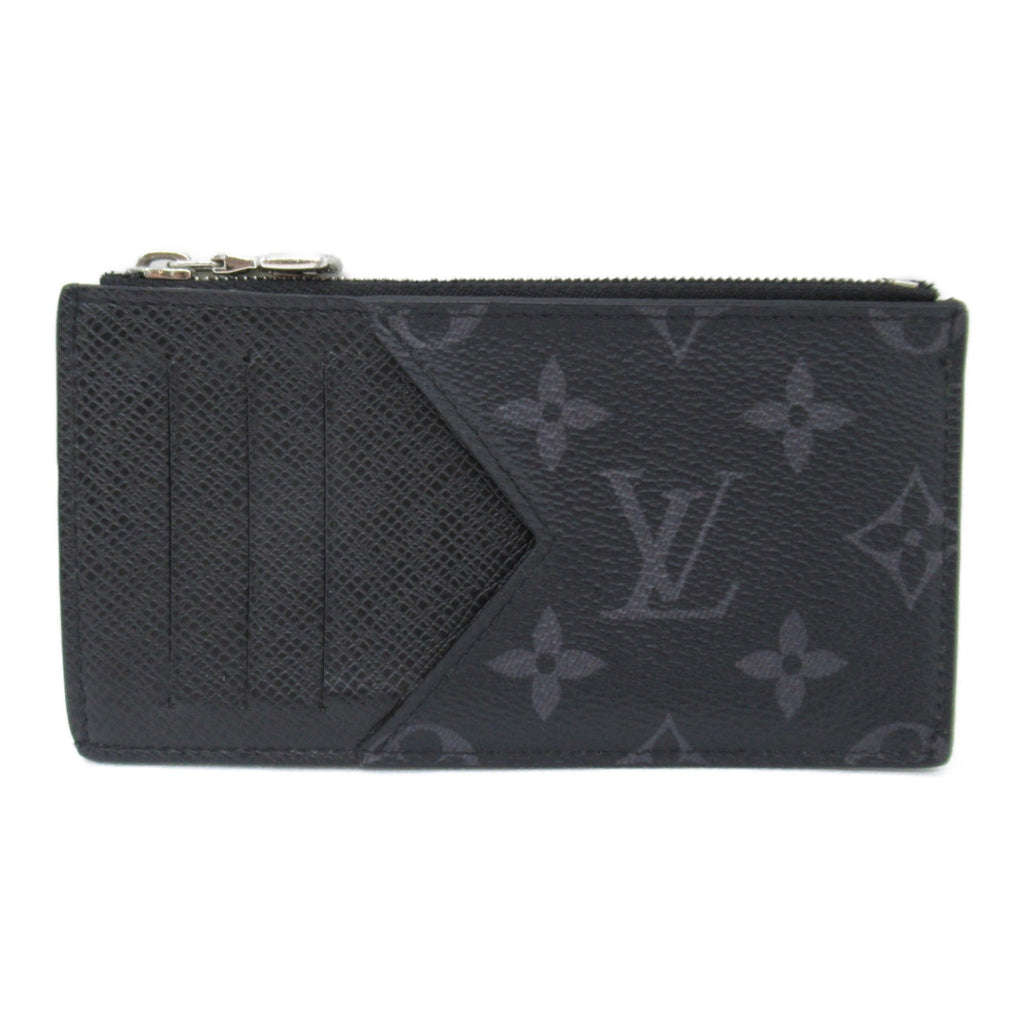 Louis Vuitton Louis Vuitton Coin Card Her Coin Case Wallet Leather PVC Coated Canvas  Men Black M30271