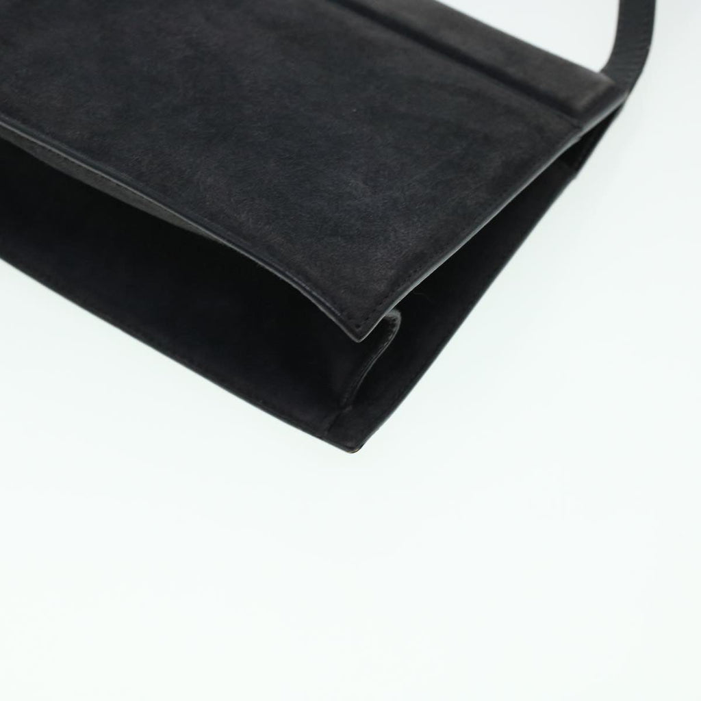 GUCCI Shoulder Bag Suede Gray 41317