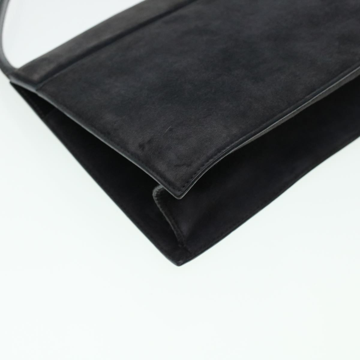 GUCCI Shoulder Bag Suede Gray 41317