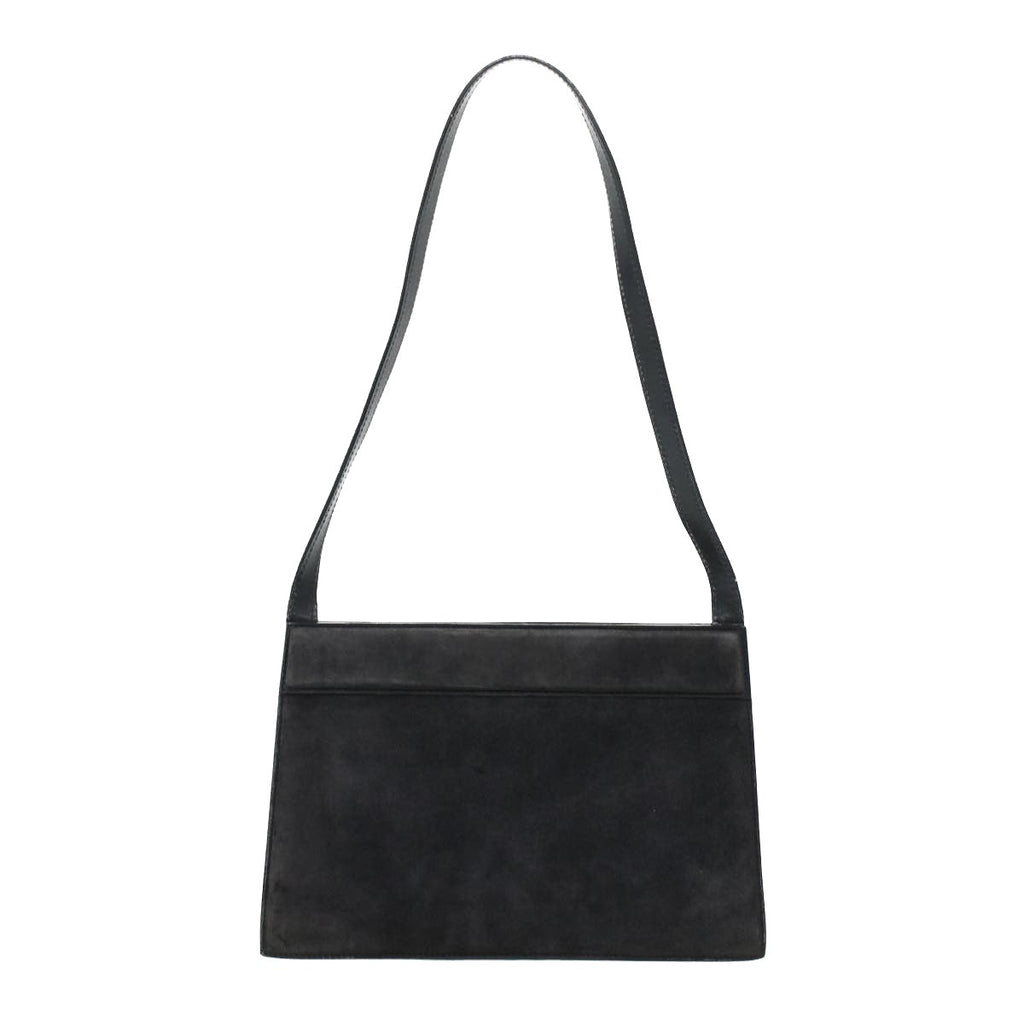 GUCCI Shoulder Bag Suede Gray 41317