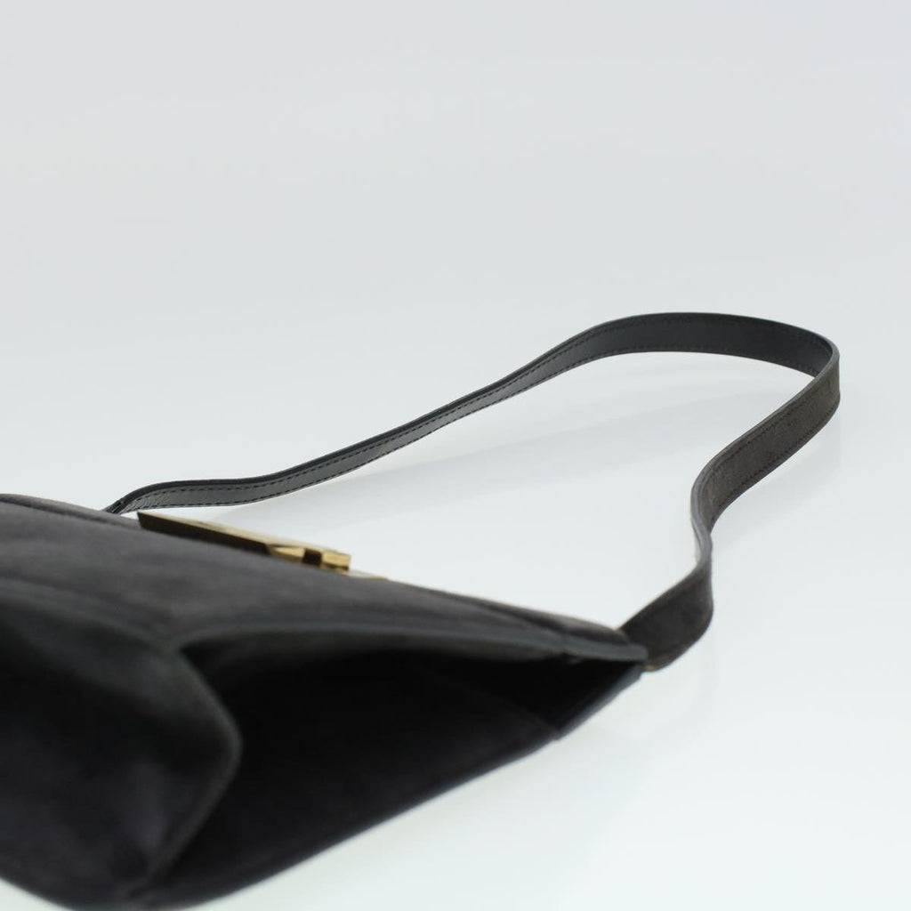 GUCCI Shoulder Bag Suede Gray 41317