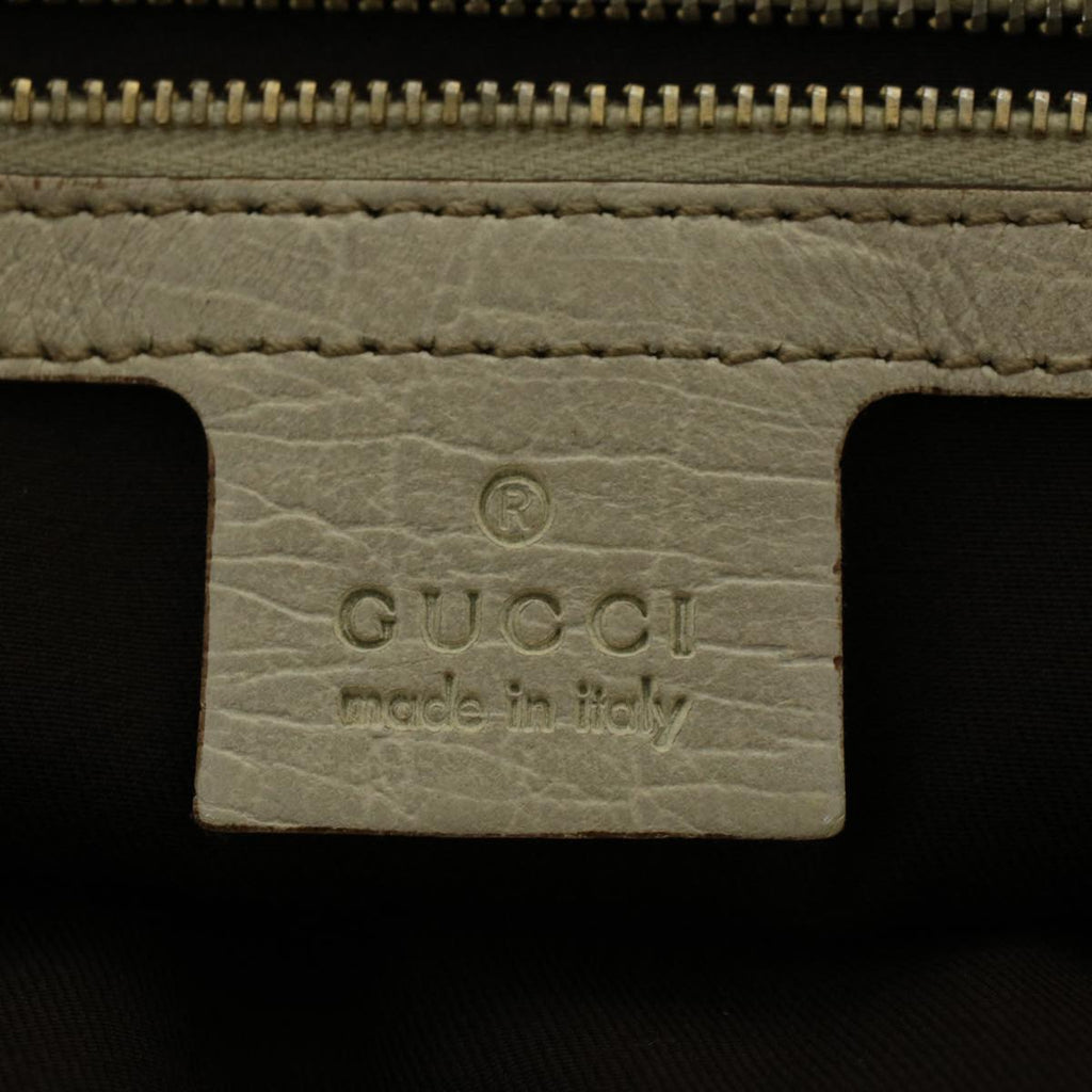 GUCCI GG Canvas Sherry Line Tote Bag Beige Yellow 137396 41322