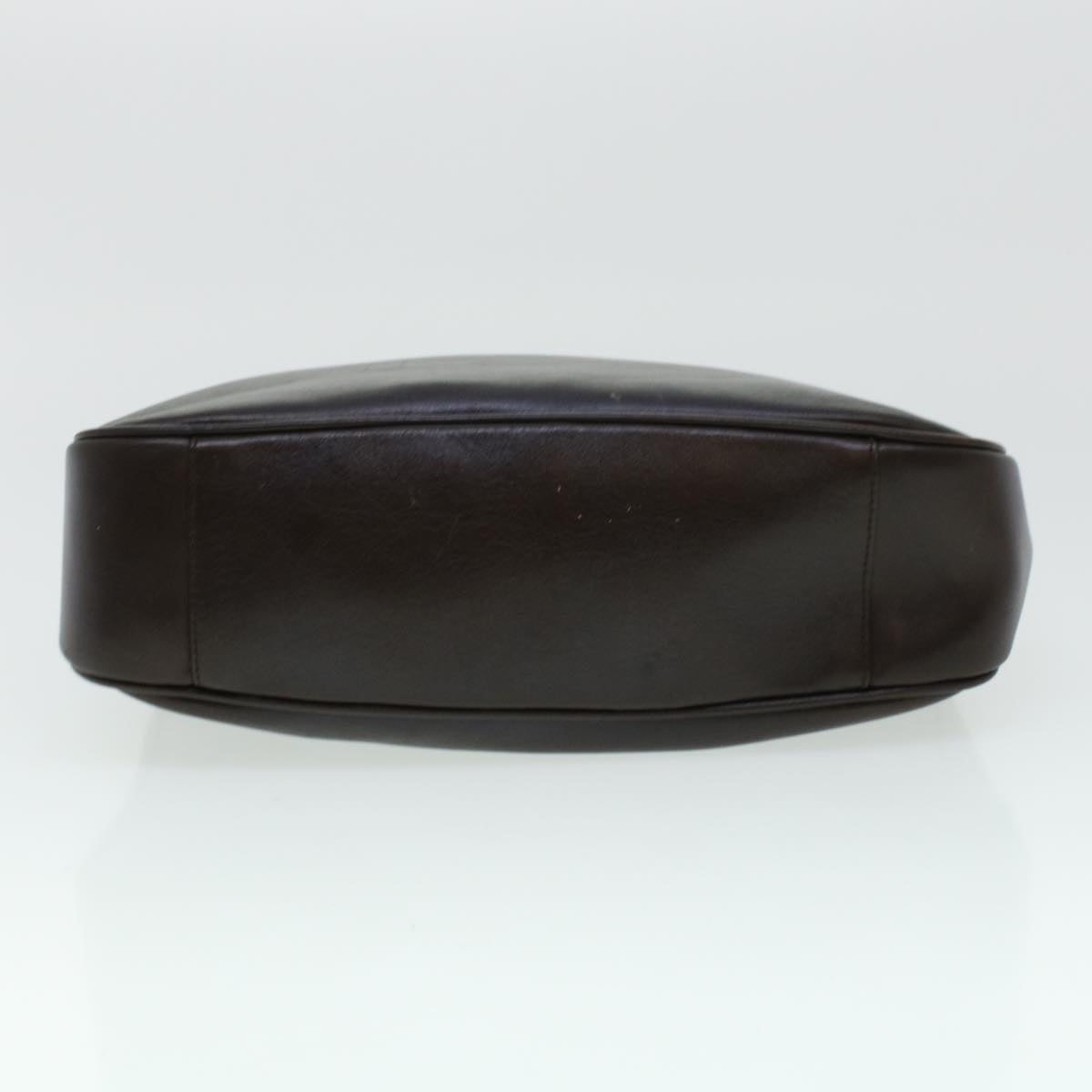 GUCCI Bamboo Hand Bag Leather Brown 0011638 41342