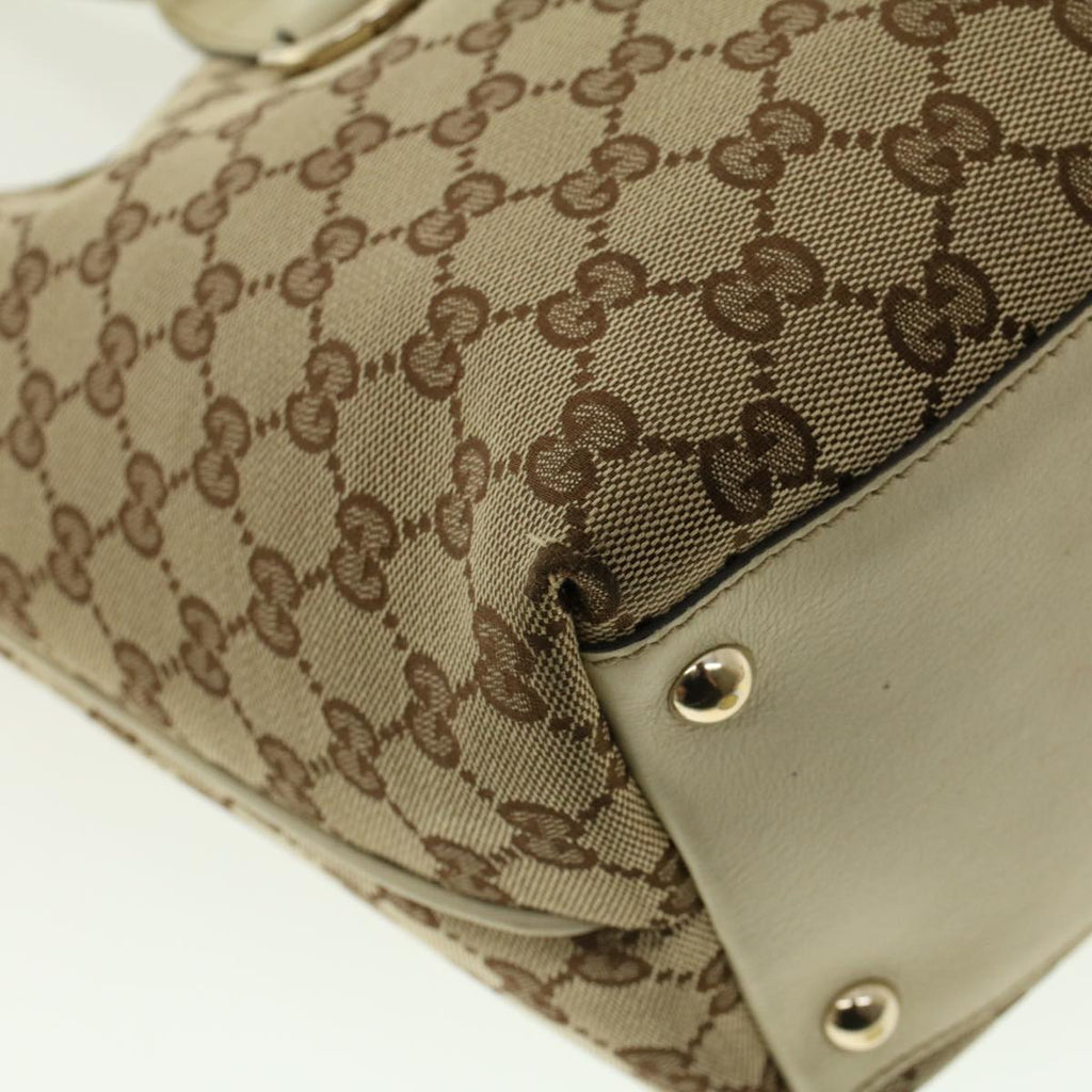 GUCCI GG Canvas Tote Bag Beige 169946 41352