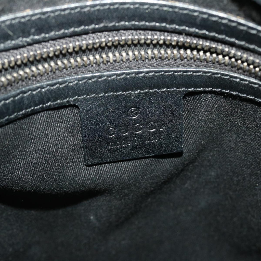GUCCI GG Canvas Shoulder Bag Black 109143 41377