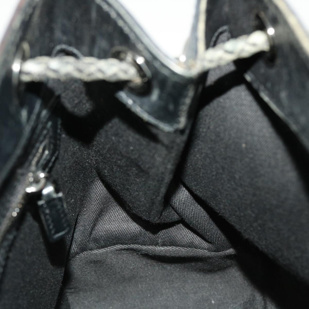 GUCCI GG Canvas Shoulder Bag Black 109143 41377