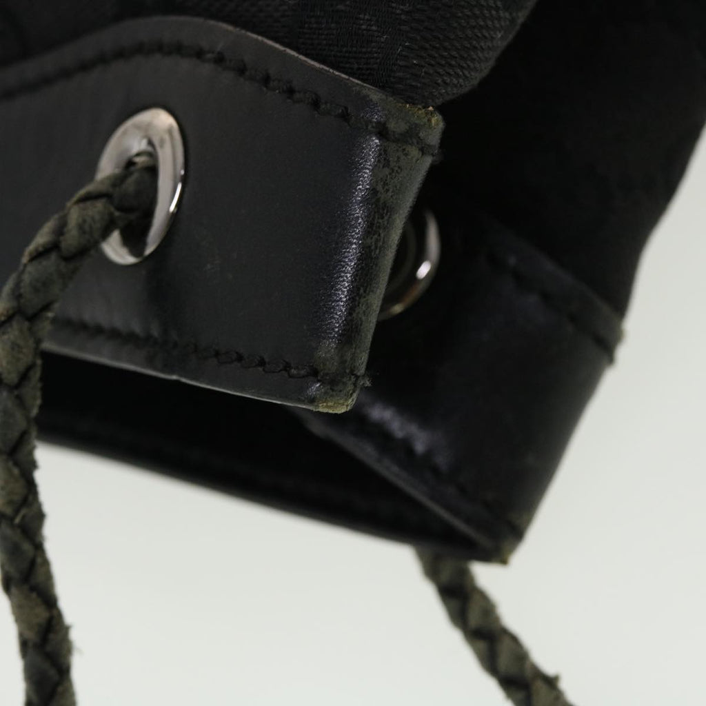 GUCCI GG Canvas Shoulder Bag Black 109143 41377
