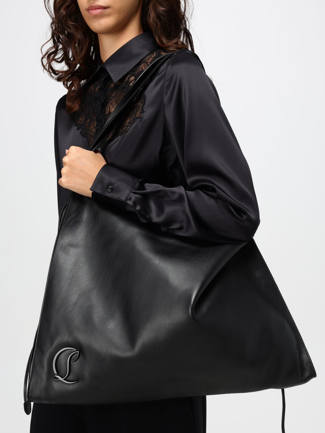 Christian Louboutin Shoulder Bag Woman Black Woman