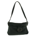 FENDI Mamma Baguette Shoulder Bag Cotton Gray 2305.26566.099 41382