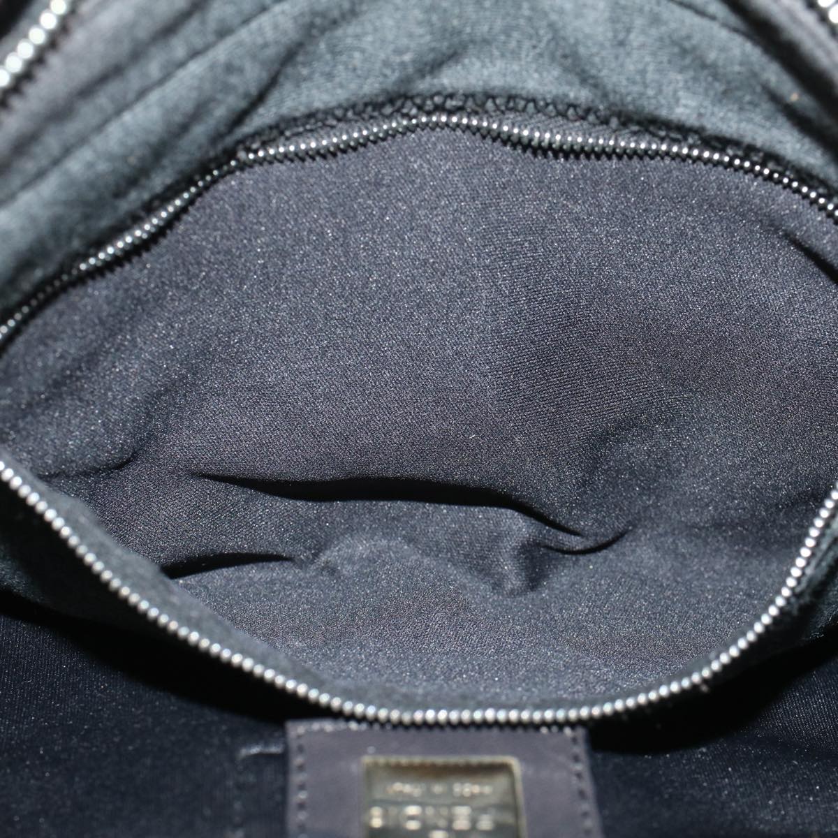 FENDI Mamma Baguette Shoulder Bag Cotton Gray 2305.26566.099 41382