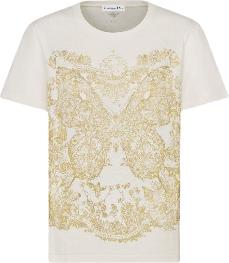 T-SHIRT Butterfly Around the World Motif