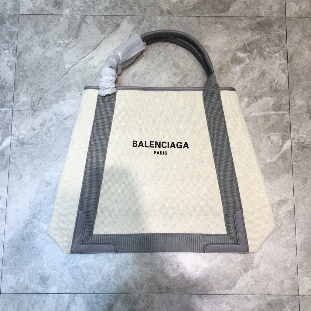 Balen Navy MeGLAMIum Cabas Tote Bag In Gray, For Women,  Bags 14.1in/36cm