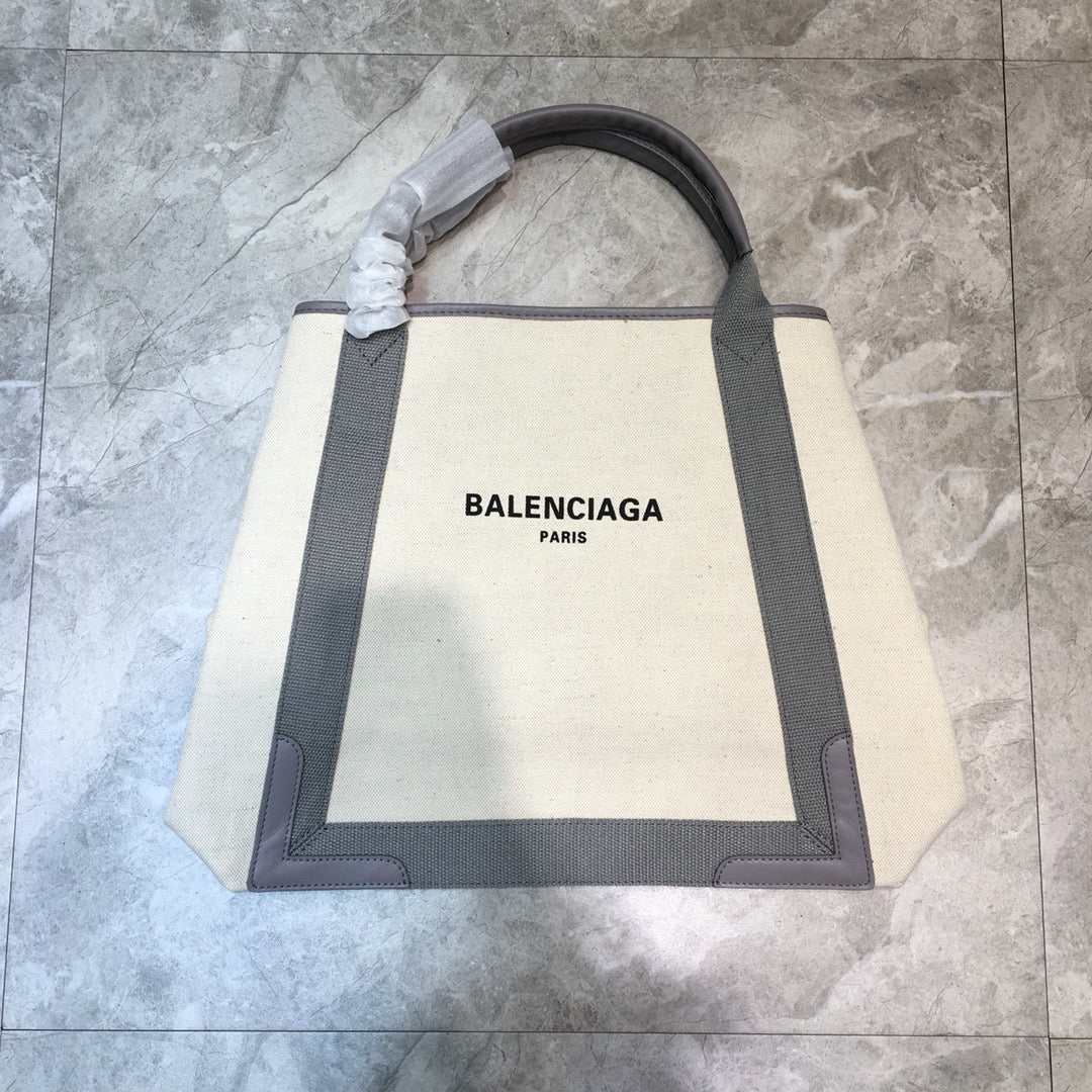 Balen Navy MeGLAMIum Cabas Tote Bag In Gray, For Women,  Bags 14.1in/36cm