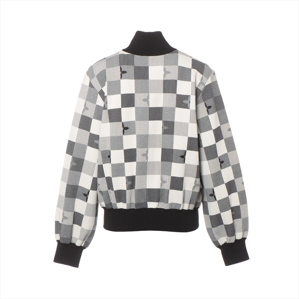 Louis Vuitton 23SS Lon x Nylon  Jacket XL  Grey x White Monogram Damier RW231W
