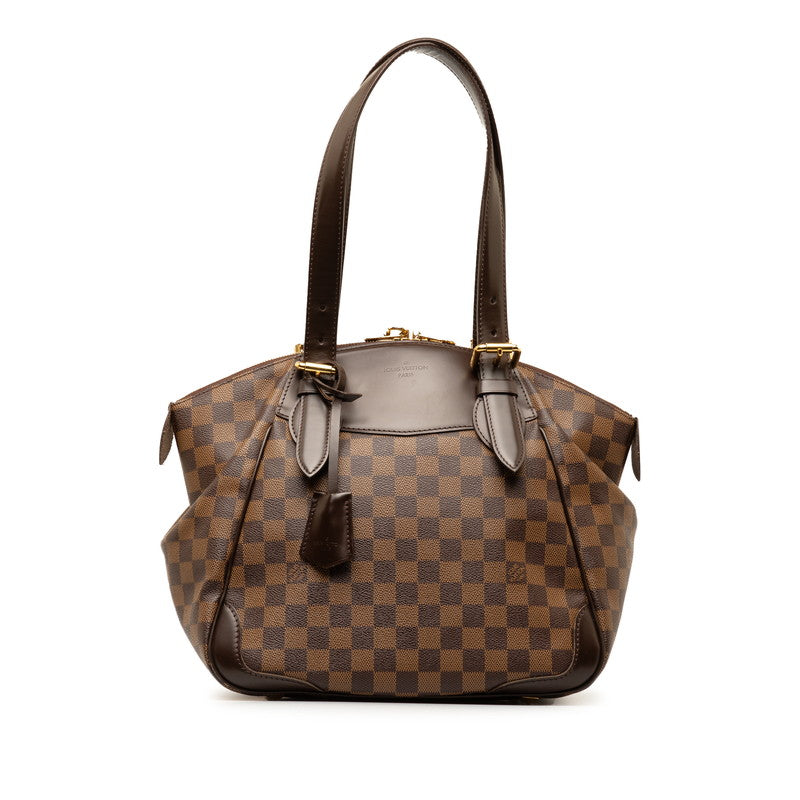Louis Vuitton Verona MM Shoulder Bag N41118 Brown PVC Leather  Louis Vuitton