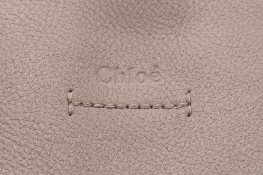 Chloe Beige & Brown Leather & Suede Milo Tote