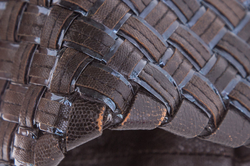 Bottega Veneta Vintage Black Scarab Beatle Clutch