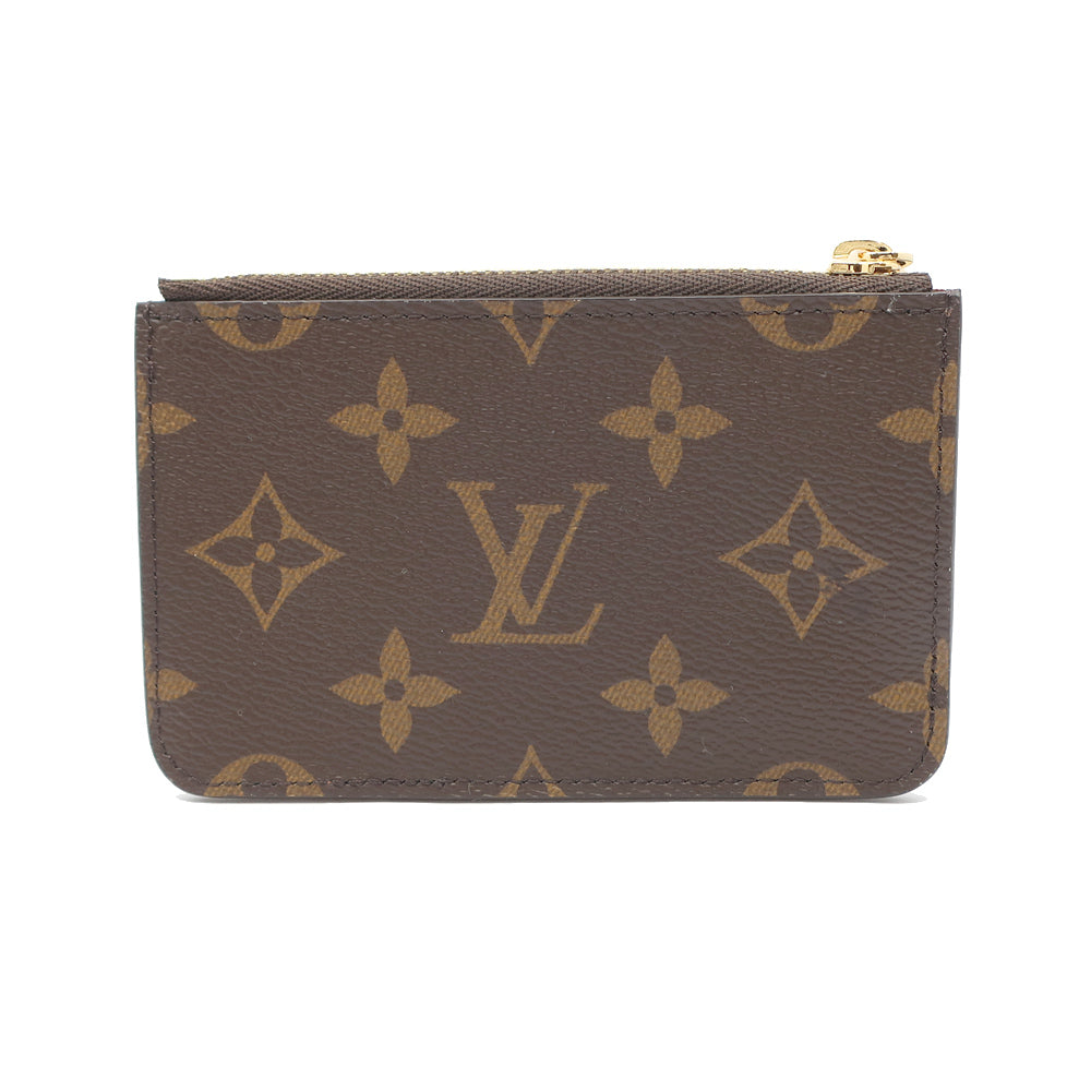 Louis Vuitton Monogram Card Box Portecourt Romy Coin Box Small Wallet Small  M81880