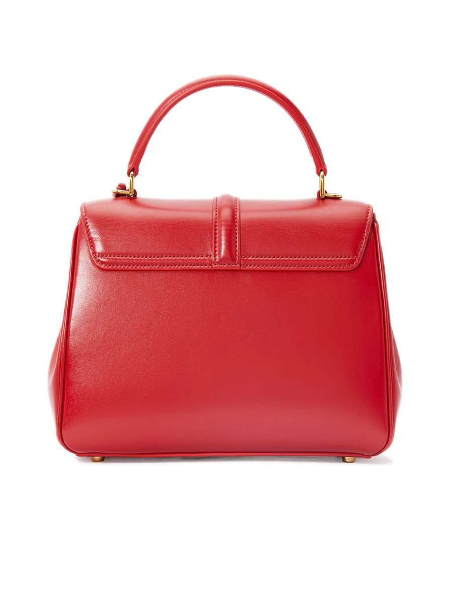 Small 16 Bag in Red Satinated Calfskin