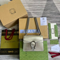 gg Dionysus Super Mini Bag Silver For Women, Women’s Bags 6.5in/17cm gg 476432 1TRBN 8173