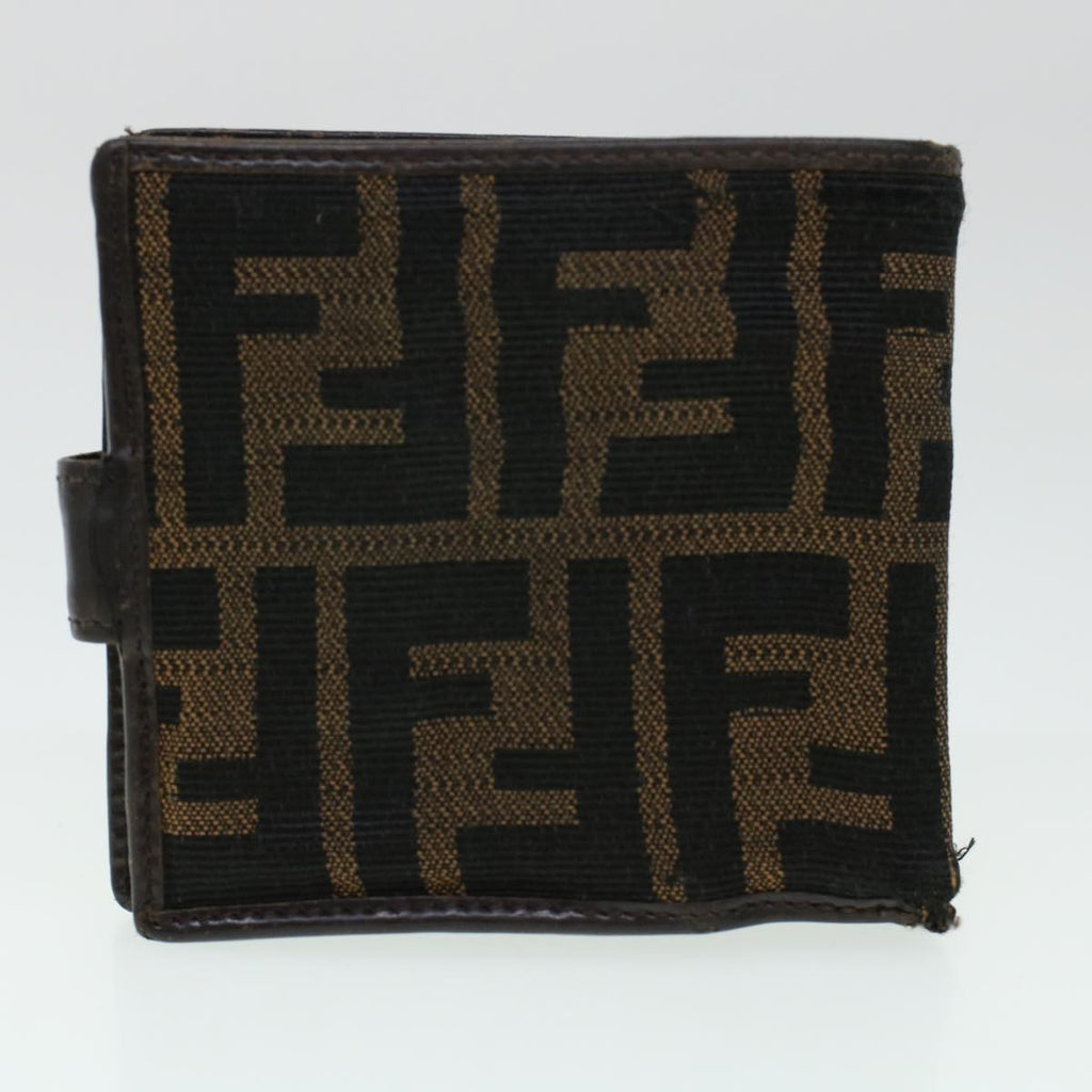 FENDI Key Case Zucca Canvas Wallet 3Set Black Brown 41787