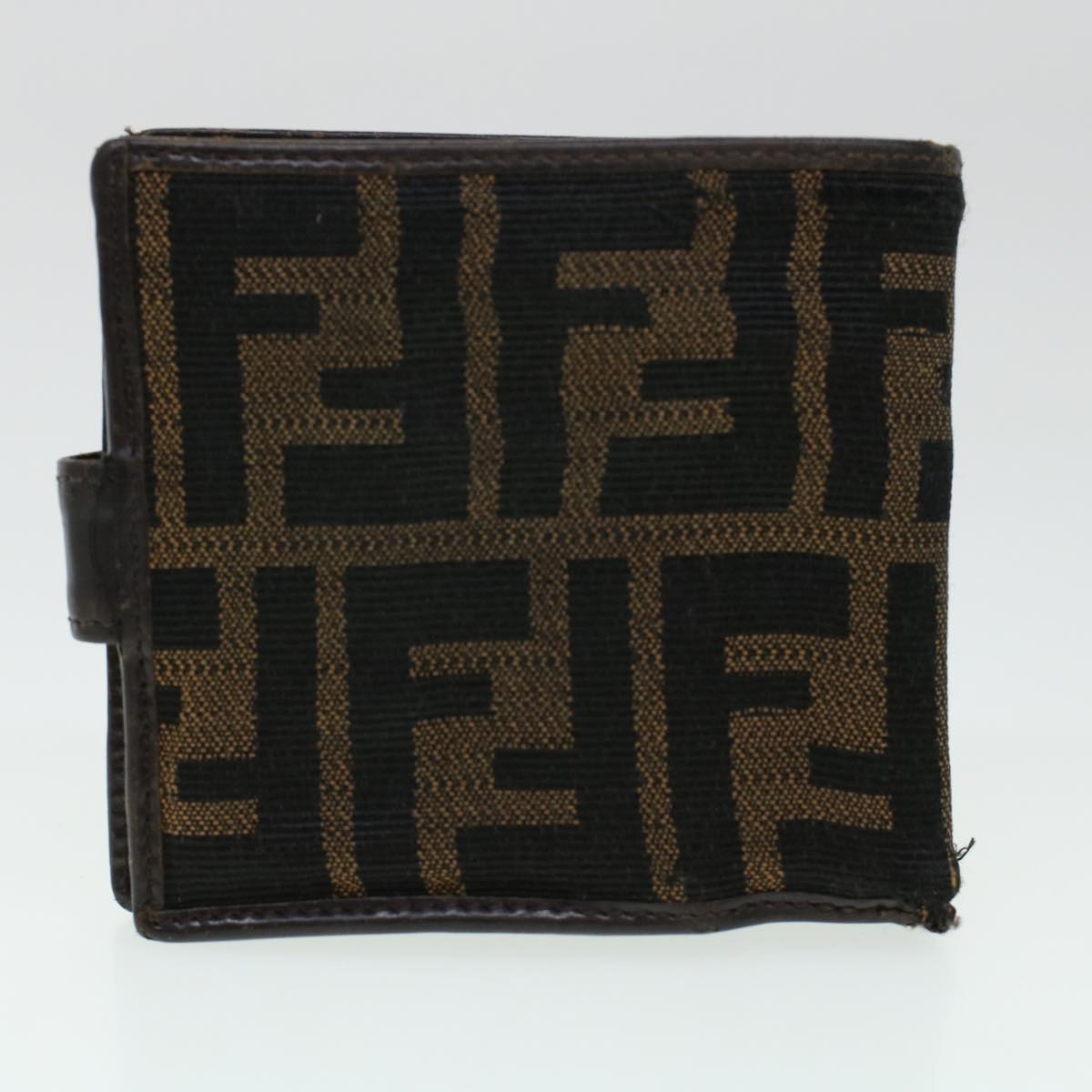 FENDI Key Case Zucca Canvas Wallet 3Set Black Brown 41787