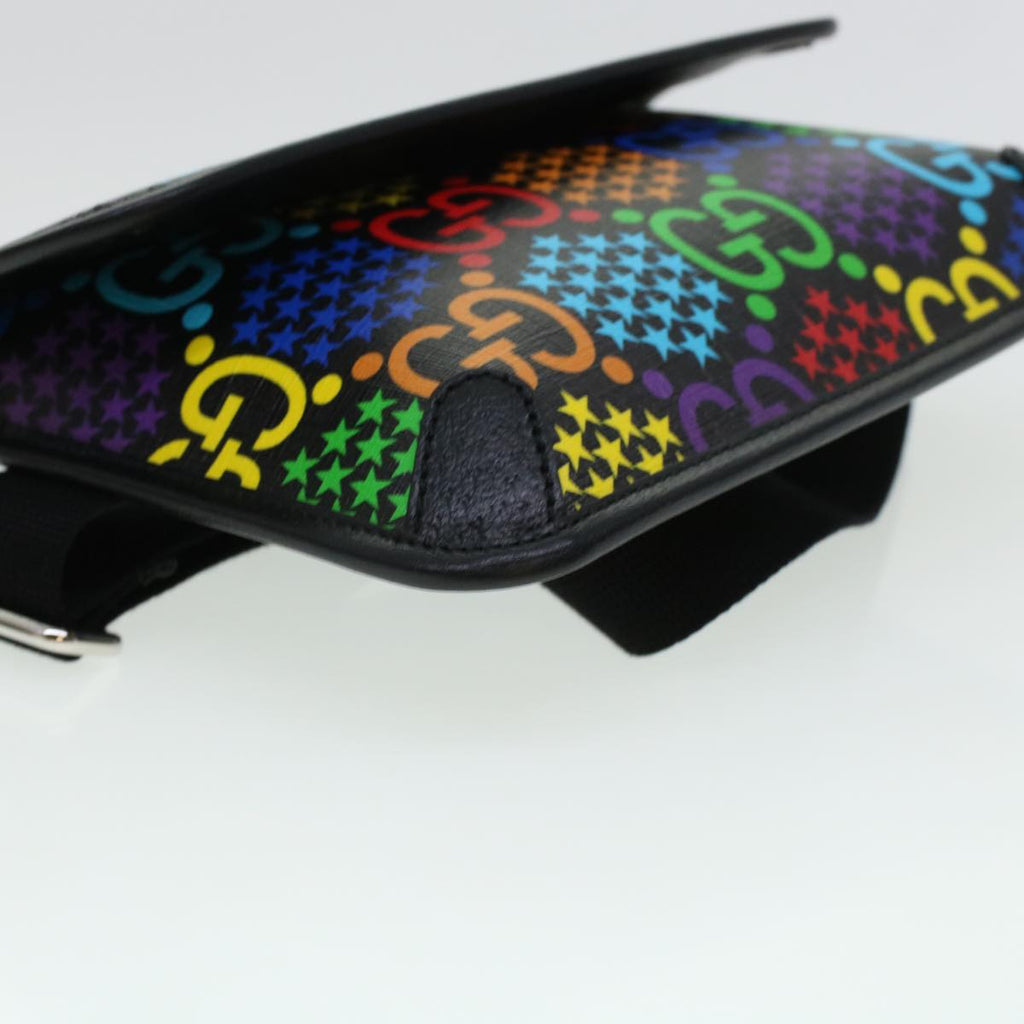 GUCCI GG Psychedelic Body Bag PVC Leather Multicolor 598113 41954
