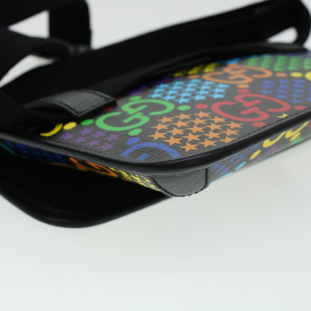 GUCCI GG Psychedelic Body Bag PVC Leather Multicolor 598113 41954