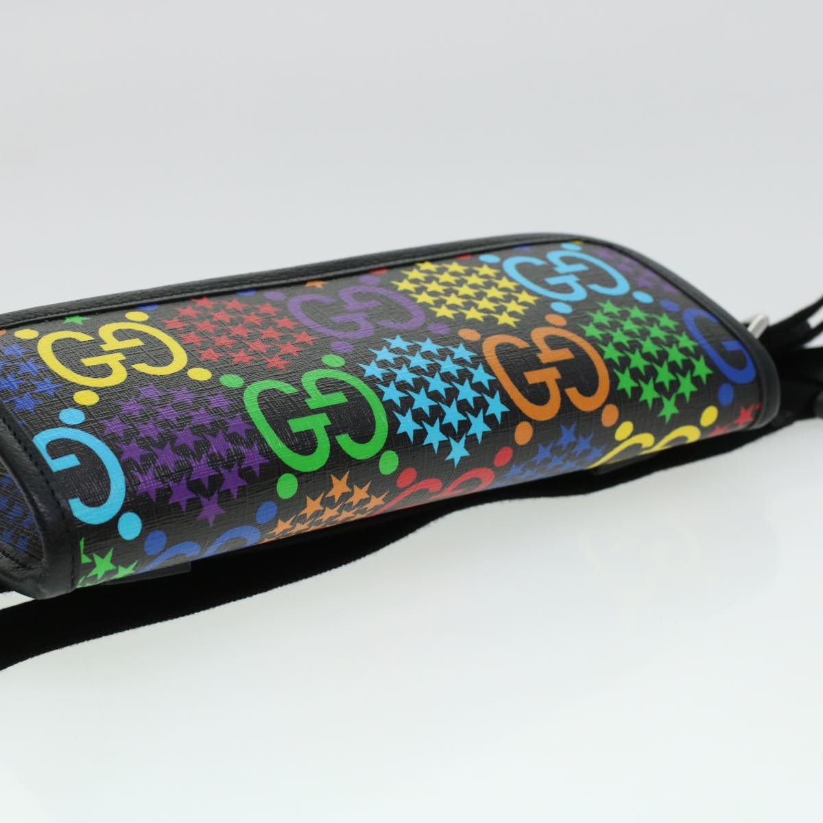 GUCCI GG Psychedelic Body Bag PVC Leather Multicolor 598113 41954