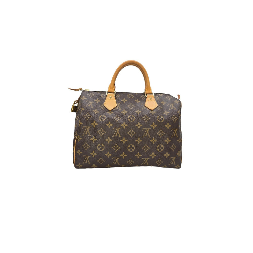 Louis Vuitton Monogram Speedy 30 Satchel