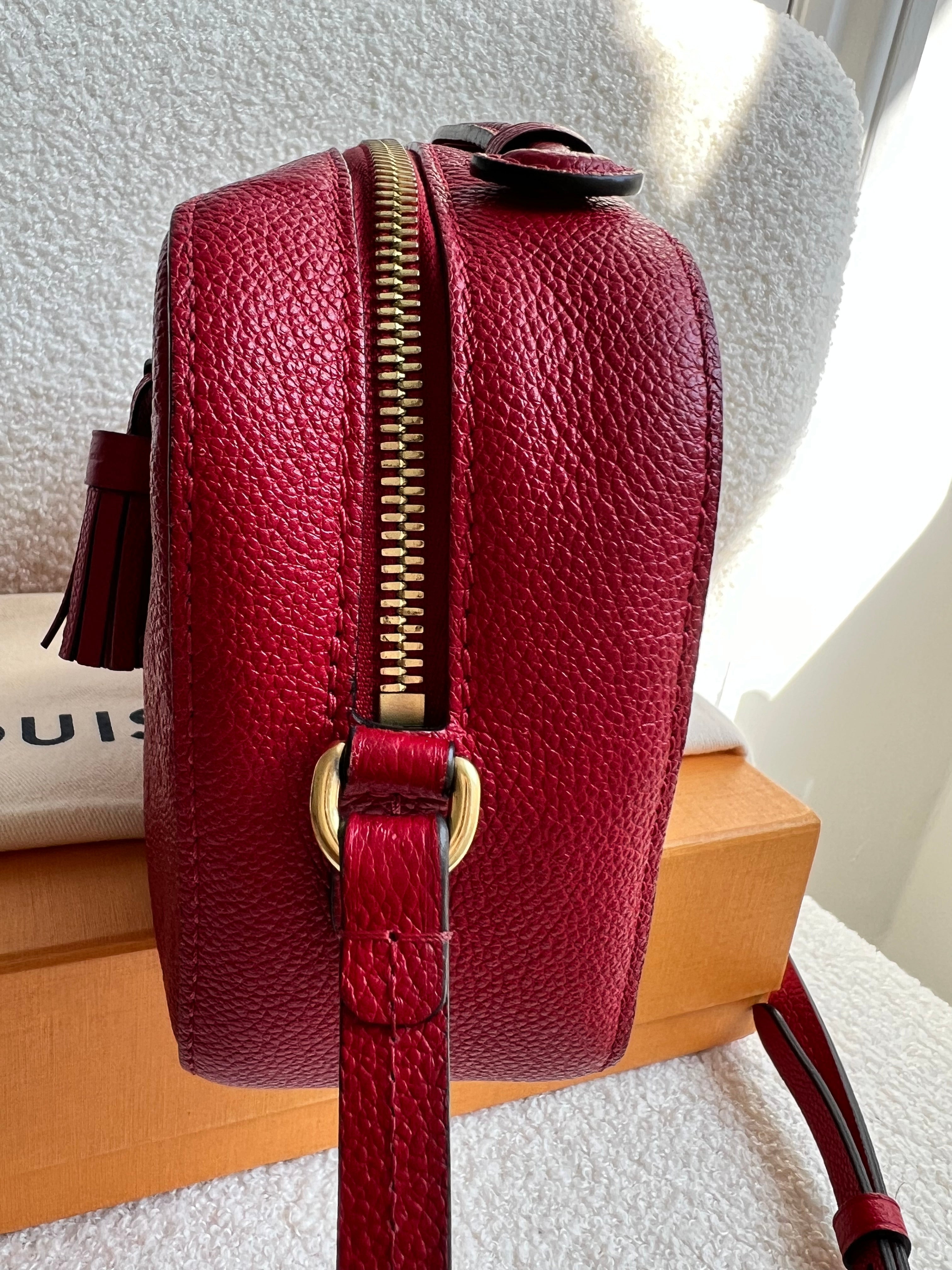 Louis Vuitton Saintonge Red Empreinte (RRP £1520)