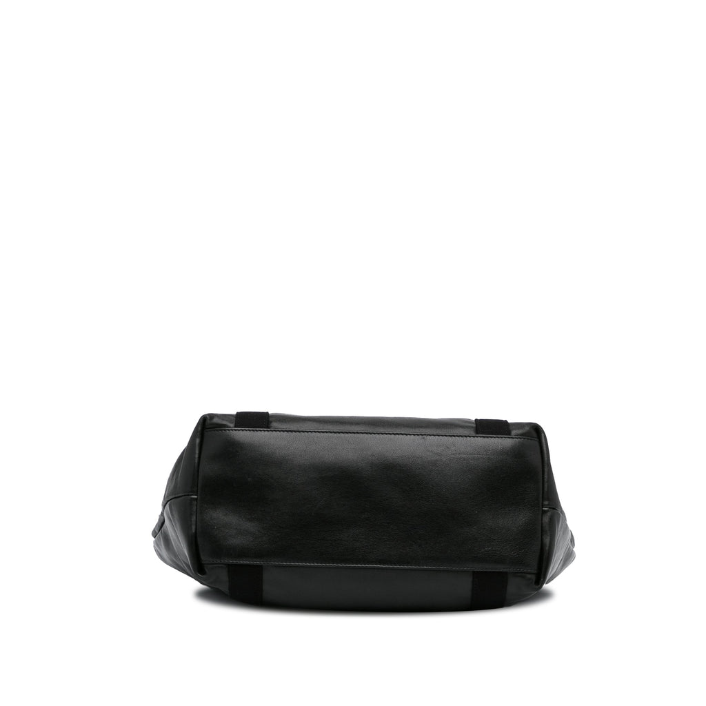 Black YSL Daily Cabas Small Tote Bag