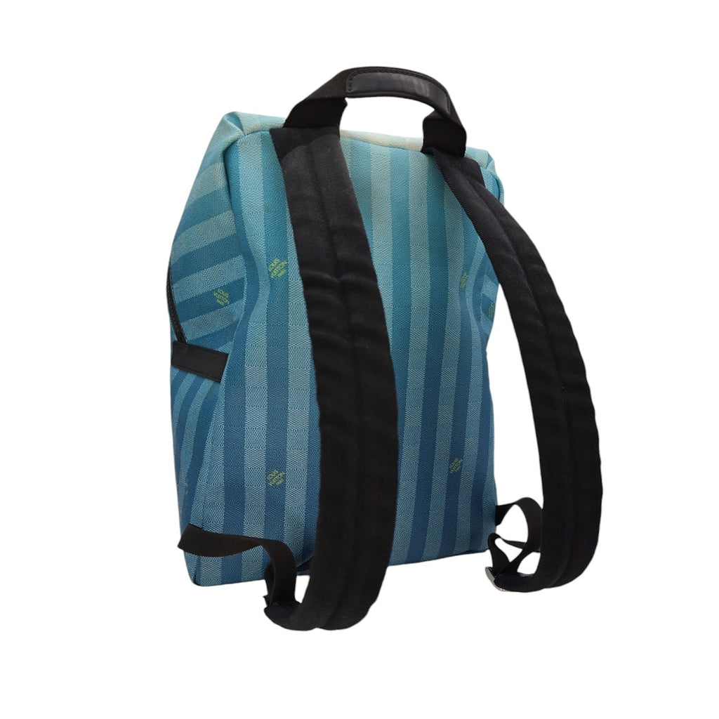 Louis Vuitton Blue Gradient Damier Stripes Discovery Backpack