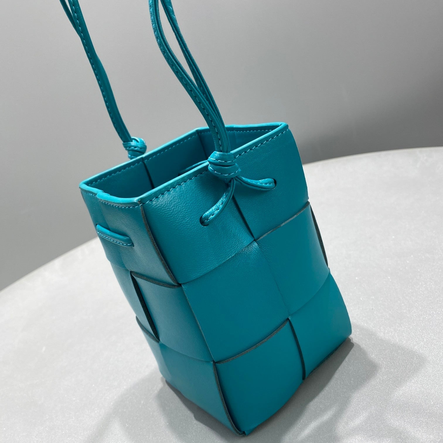 GLAMI Mini Cassette Bucket Bag Blue, For Women, Bags 5.5in/14cm