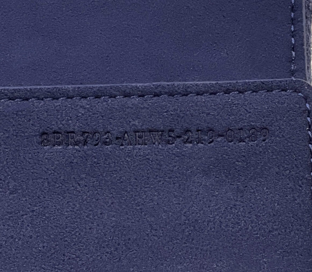 FI Baguette Chain MiGLAMI Navy Blue FF Fabric Bag For Woman 14.5cm/6in
