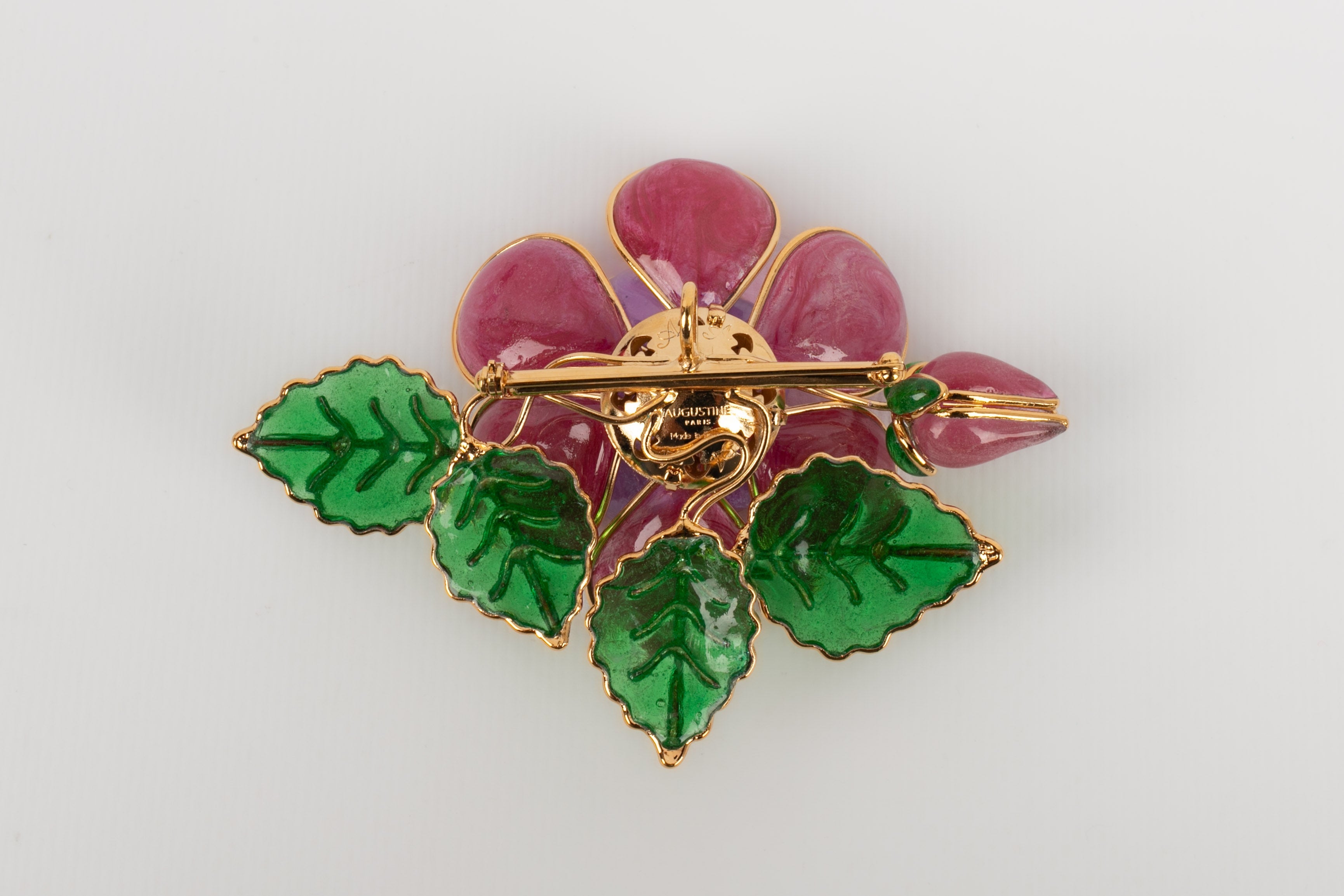 Broche / Pendentif en pÃƒÆ’Ã‚Â¢te de verre Augustine
