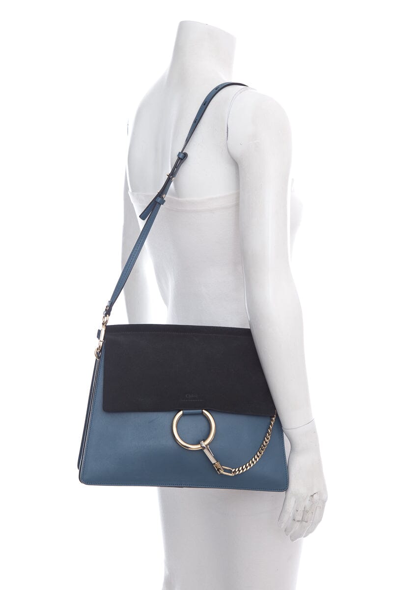 Chloe Faye Blue Handbag