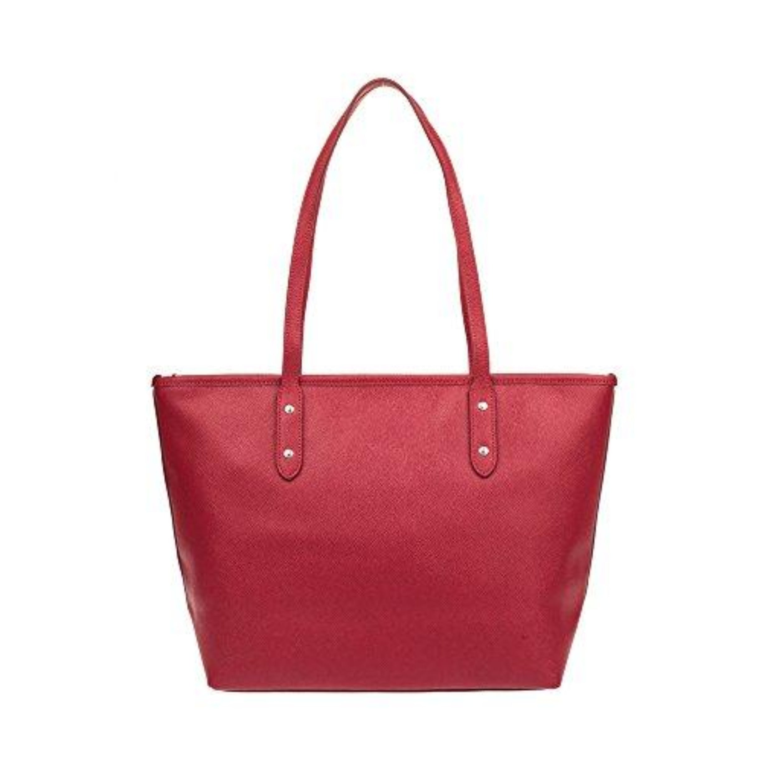 COACH True Red City Zip Tote