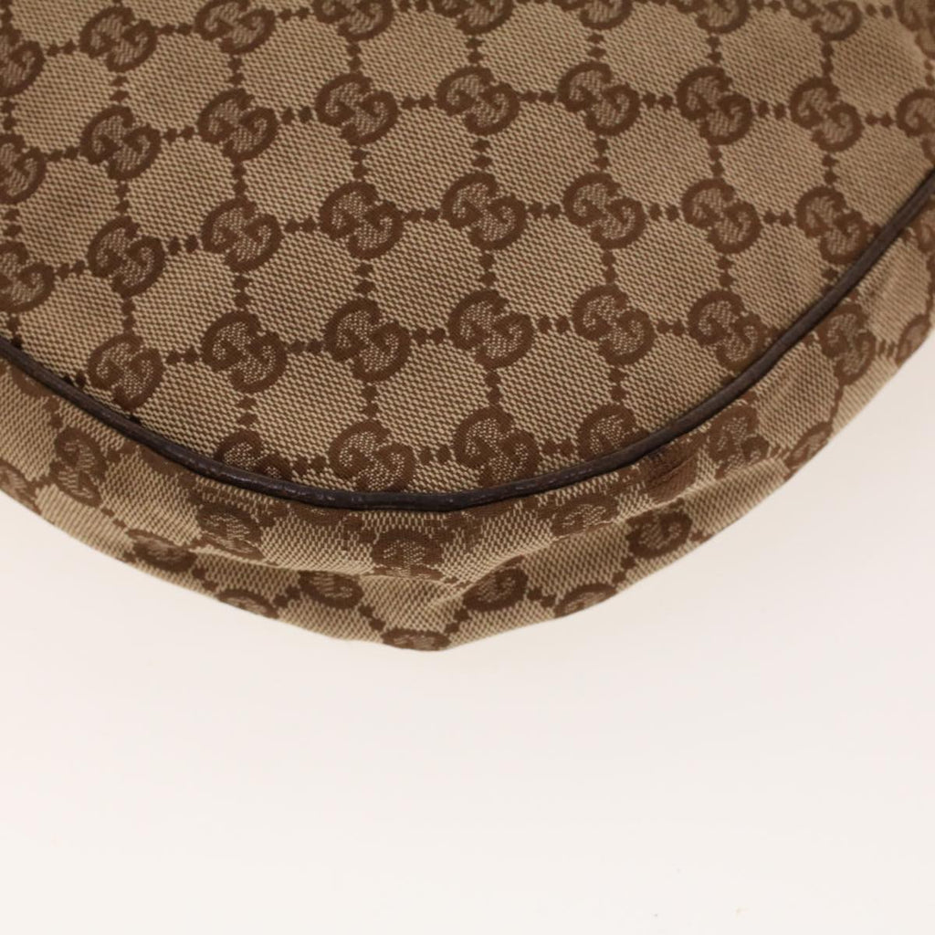 GUCCI GG Canvas Web Sherry Line Shoulder Bag Beige Red Green 122790 42089