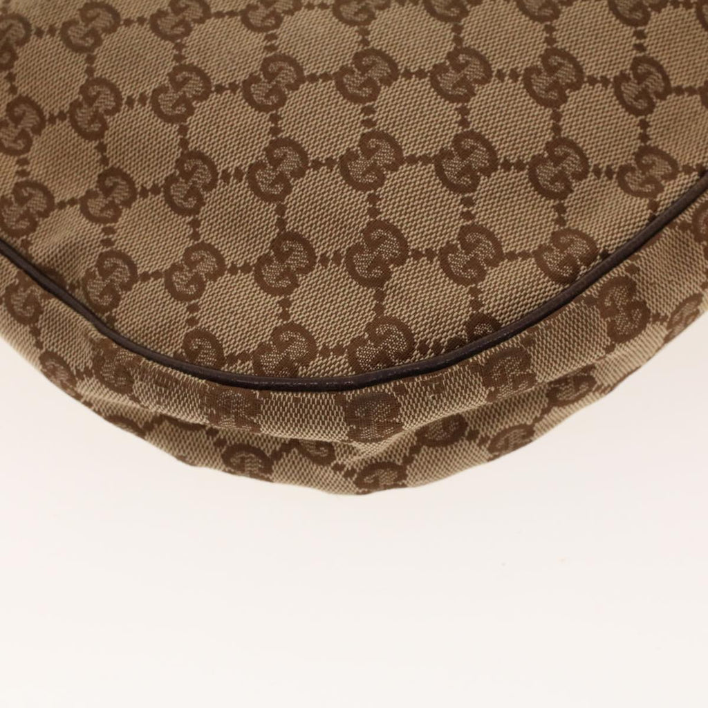 GUCCI GG Canvas Web Sherry Line Shoulder Bag Beige Red Green 122790 42089