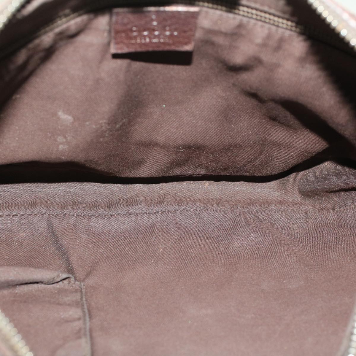 GUCCI GG Canvas Web Sherry Line Shoulder Bag Beige Red Green 122790 42089